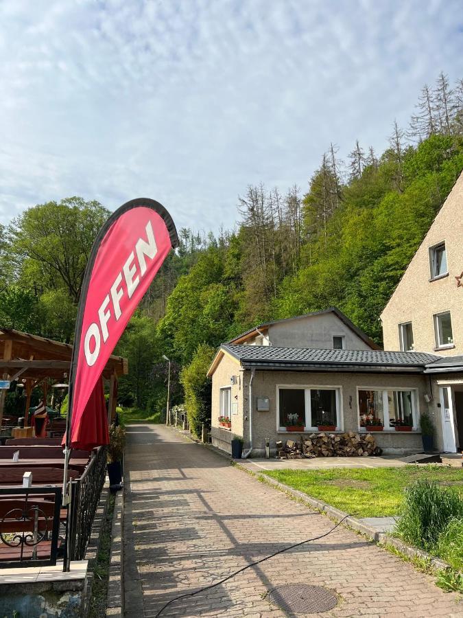 Pension Sternschnuppe, Treseburg Harz, Unmittelbar Am Wasser Thale Exterior foto